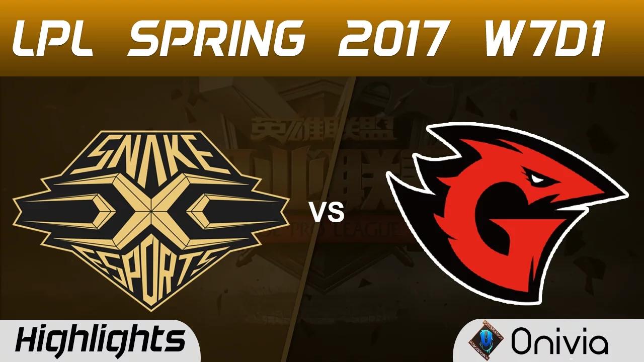 SS vs GT Highlights Game 2 LPL Spring 2017 W7D1 Snake vs Game Talents thumbnail