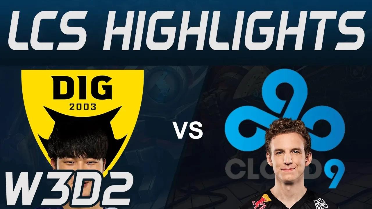 DIG vs C9 Highlights LCS Spring 2020 W3D2 Dignitas vs Cloud9 LCS Highlights 2020 by Onivia thumbnail