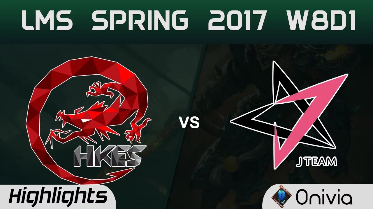 HKE vs JT Highlights Game 1 LMS 精華 春季職業聯賽 2017 W8D1 Hong Kong Esports vs J Team thumbnail