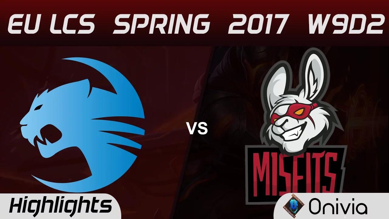 ROC vs MSF Highlights Game 1 EU LCS Spring 2017 W9D2 Roccat vs Misfits thumbnail