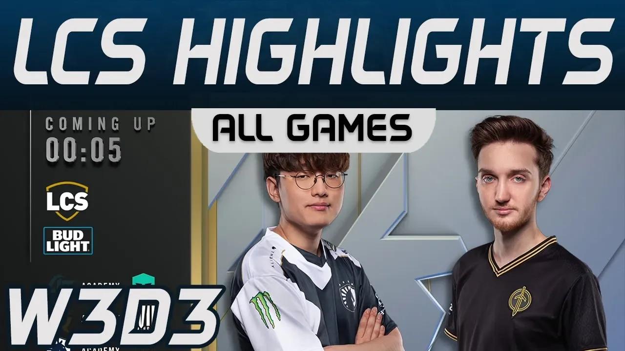 LCS Highlights Week3 Day3 LCS Spring 2020 All Games By Onivia thumbnail