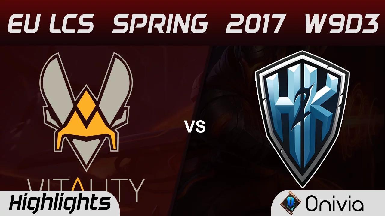 VIT vs H2K Highlights Game 1 EU LCS Spring 2017 W9D3 Vitality vs H2K Gaming thumbnail