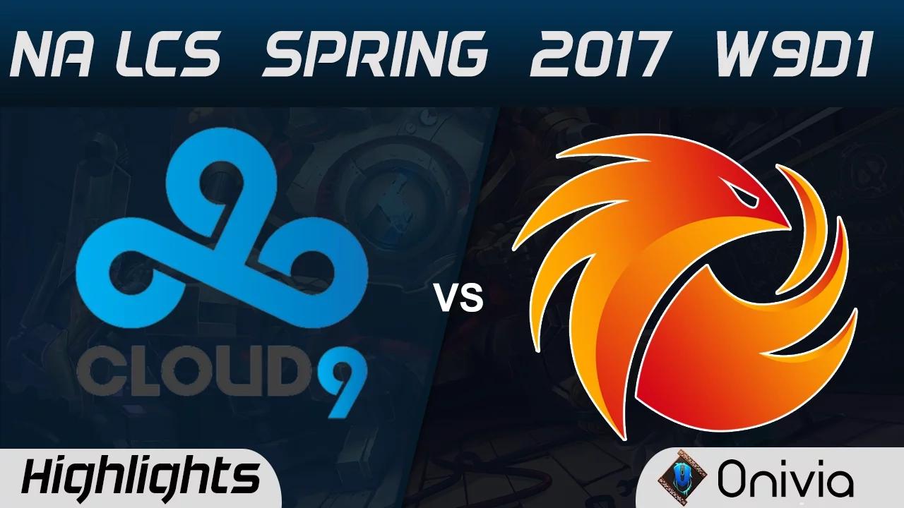 C9 vs P1 Highlights Game 1 NA LCS Spring 2017 W9D2 Cloud9 vs Phoenix1 thumbnail