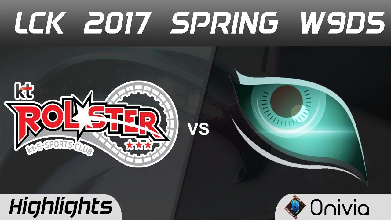 KT vs KDM Highlights Game 3 LCK Spring 2017 W9D5 KT Rolster vs Kongdoo Monster thumbnail