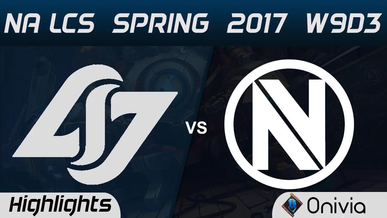 CLG vs NV Highlights Game 2 NA LCS Spring 2017 W9D3 Counter Logic Gaming vs EnvyUs thumbnail