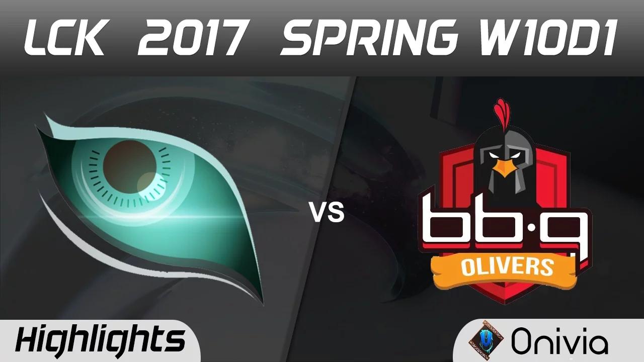 KDM vs BBQ Highlights Game 1 LCK Spring 2017 W10D1 Kongdoo Monster vs BBQ Olivers thumbnail