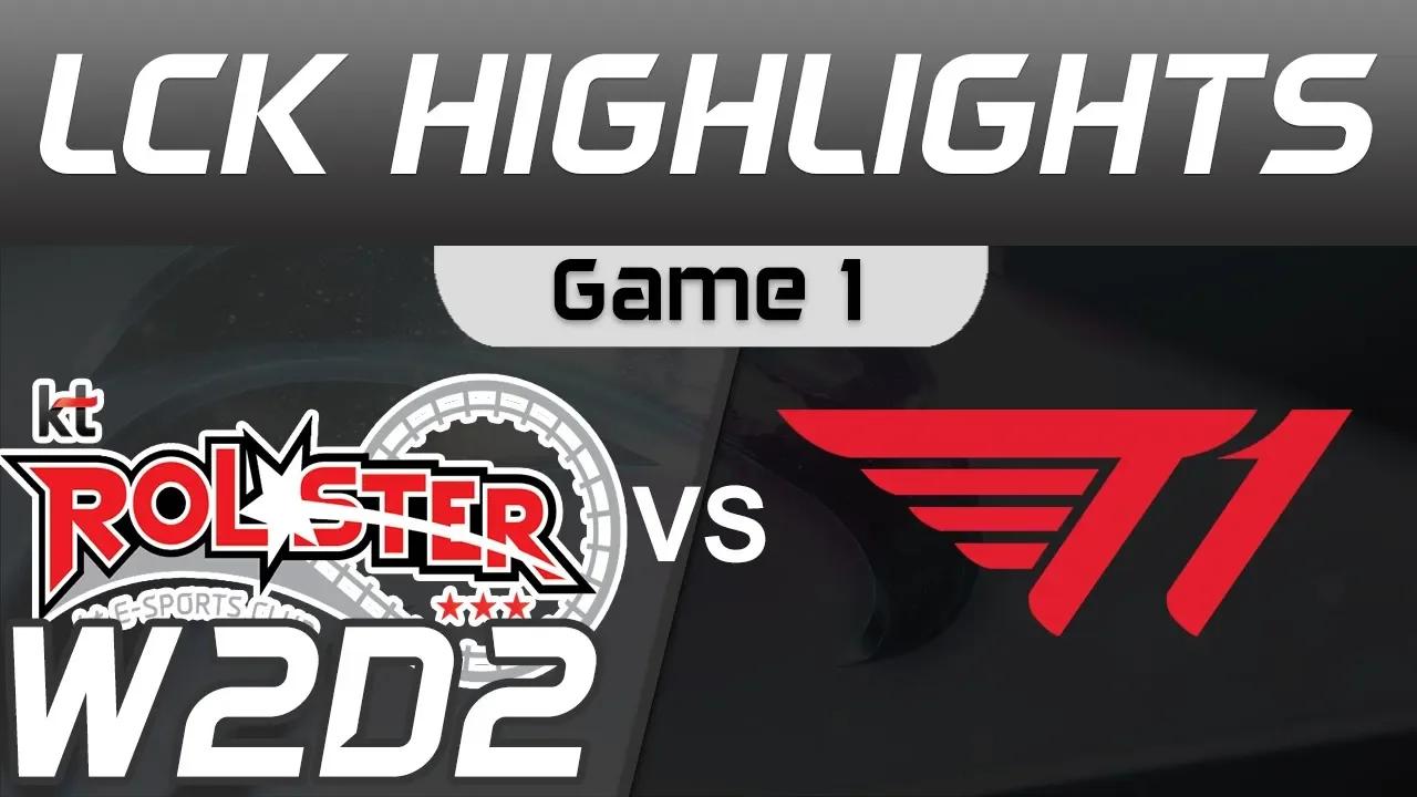 KT vs T1 Highlights Game 1 LCK Spring 2020 W2D2 KT Rolster vs T1 LCK Highlights 2020 by Onivia thumbnail