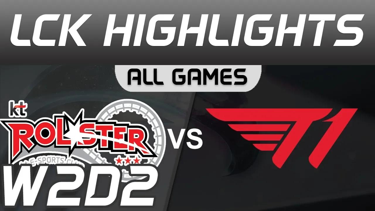 KT vs T1 ALL GAMES Highlights LCK Spring 2020 KT Rolster vs T1 LCK Highlights 2020 by Onivia thumbnail