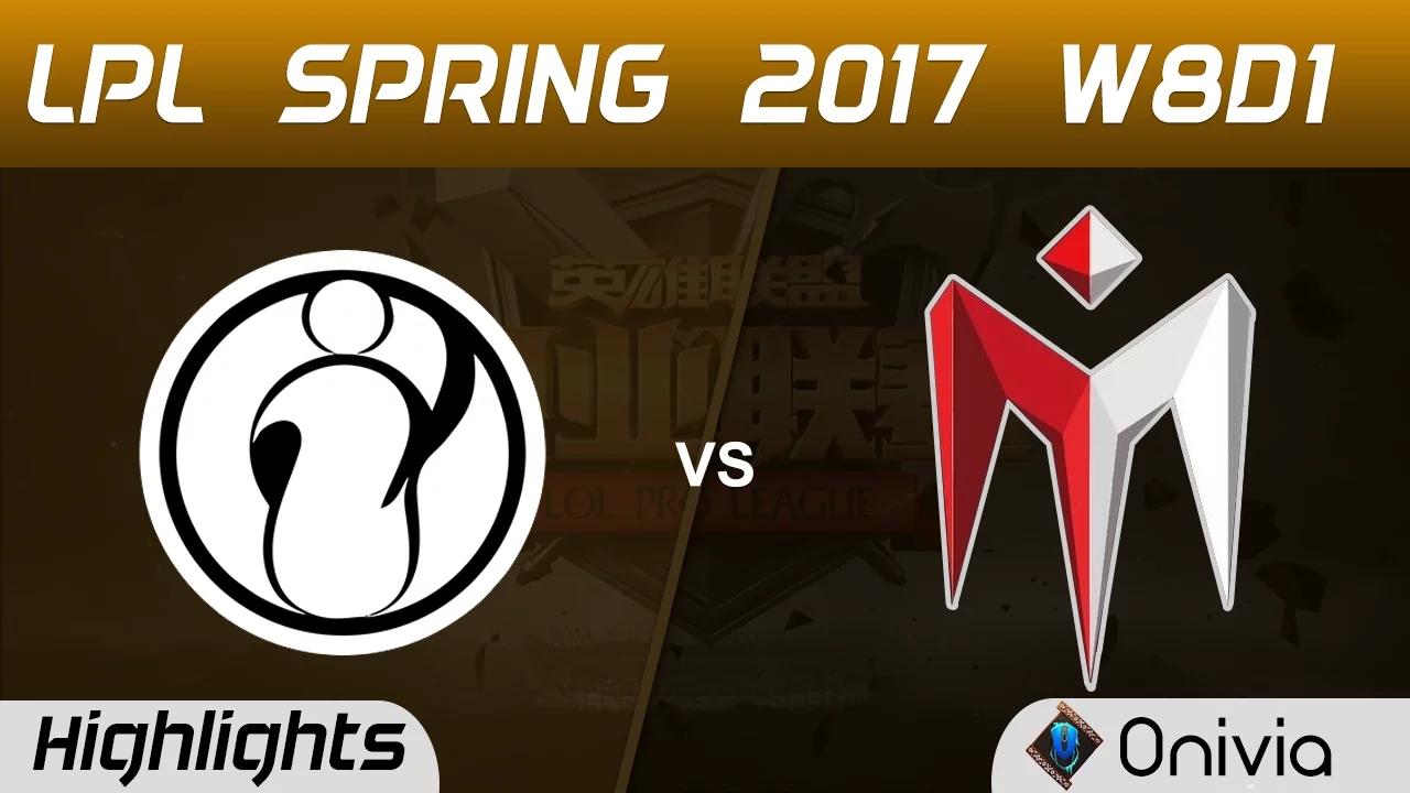 IG vs IM Highlights Game 1 LPL Spring 2017 W8D1 Invictus Gaming vs I May thumbnail