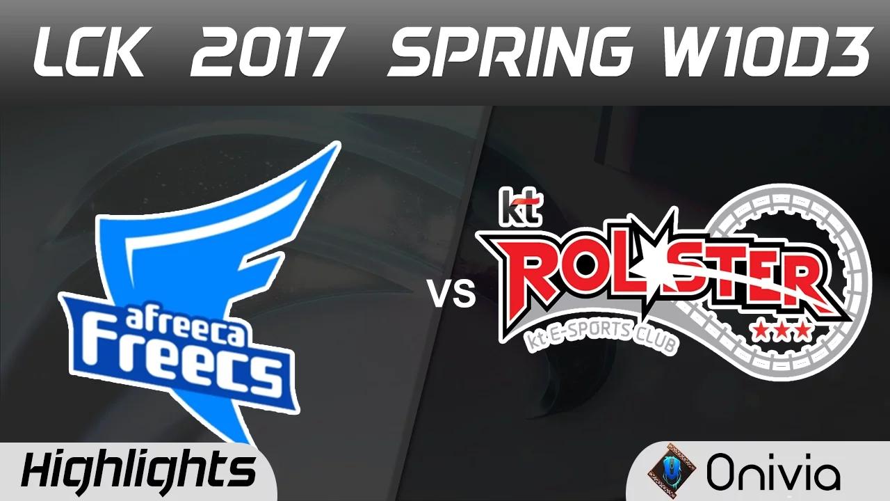 AFS vs KT Highlights Game 2 LCK Spring 2017 W10D3 Freeca Freecs vs KT Rolster thumbnail