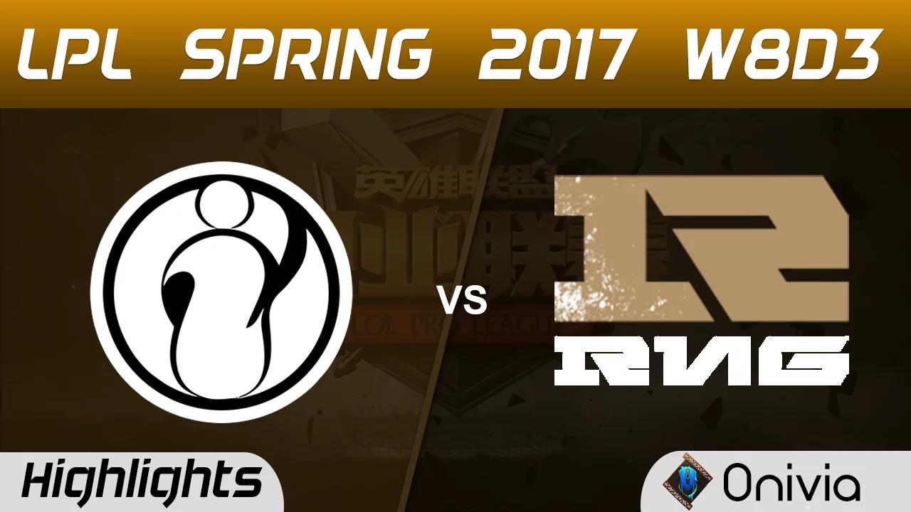 IG vs RNG Highlights Game 2 LPL Spring 2017 W8D3 Invictus Gaming vs Royal Never Give Up thumbnail