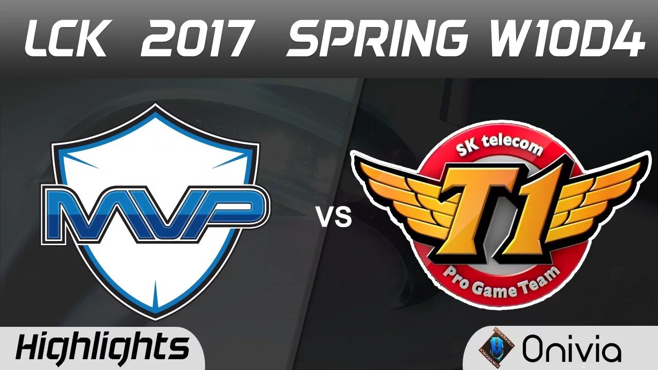 MVP vs SKT Highlights Game 1 LCK Spring 2017 W10D4 MVP vs SK Telecom T1 thumbnail