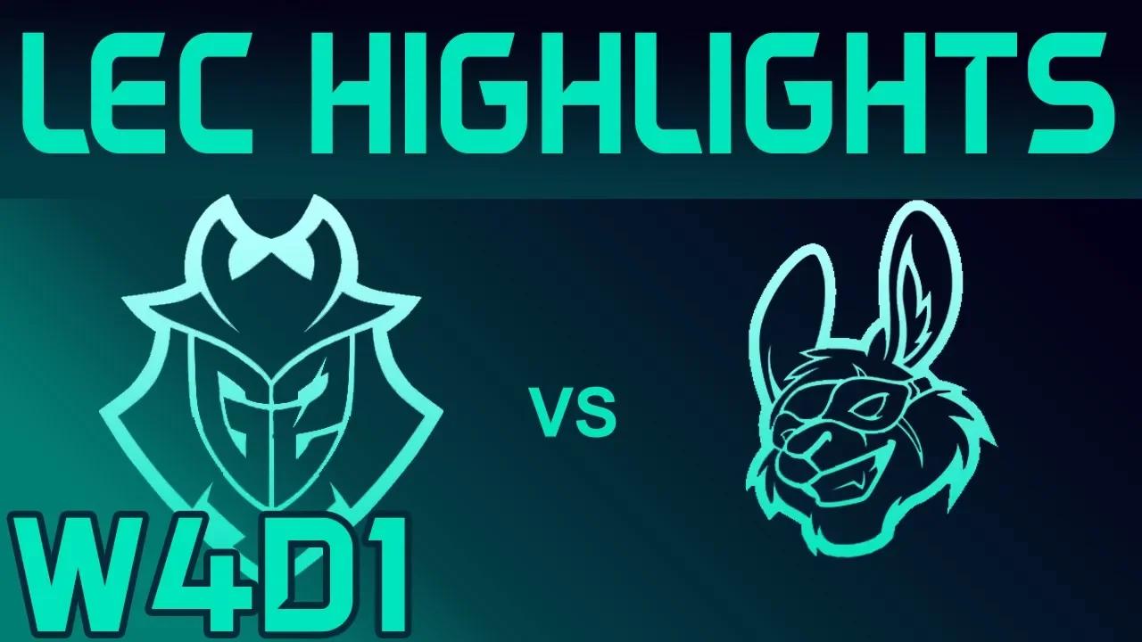 G2 vs MSF Highlights LEC Spring 2020 W4D1 G2 Esports vs Misfits Gaming LEC Highlights 2020 by Onivia thumbnail