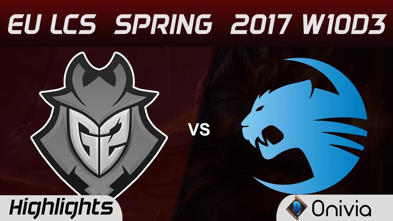 G2 vs ROC Highlights Game 1 EU LCS Spring 2017 W10D3 G2 Esports vs Roccat thumbnail