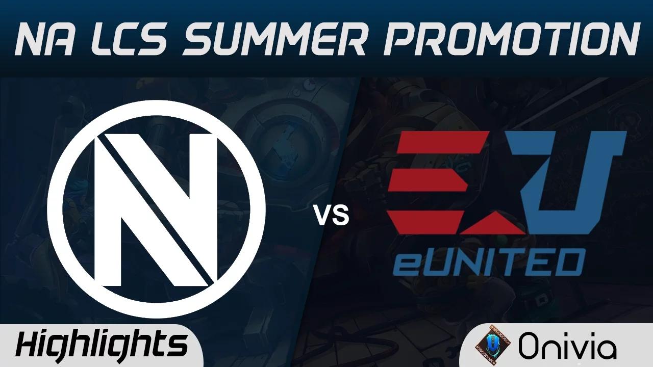 NV vs EUN Highlights Game 2 NA LCS Summer Promotion 2017 EnvyUs vs eUnited thumbnail