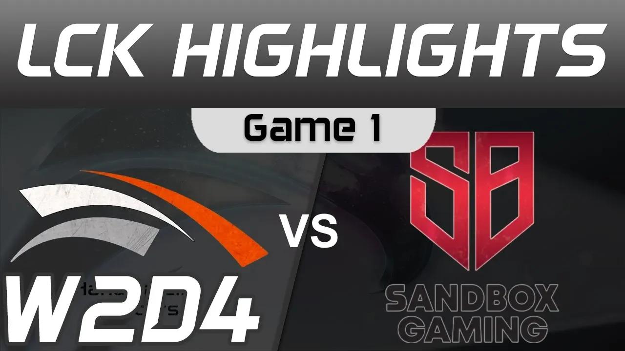 HLE vs SB Highlights Game 1 LCK Spring 2020 W2D4 Hanwha Life Esports vs SANDBOX Gaming LCK Highlight thumbnail