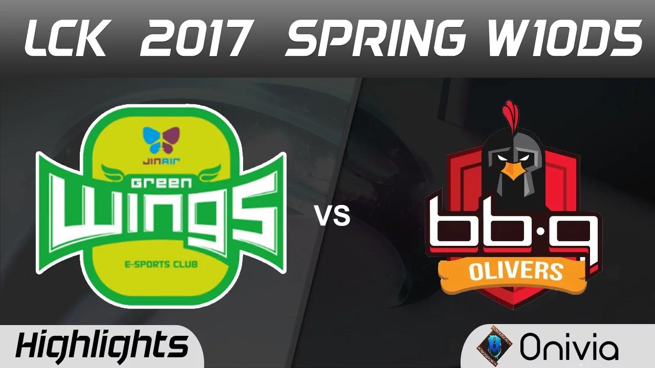 JAG vs BBQ Highlights Game 2 LCK Spring 2017 W10D5 Jin Air Green Wings vs BBQ Olivers thumbnail