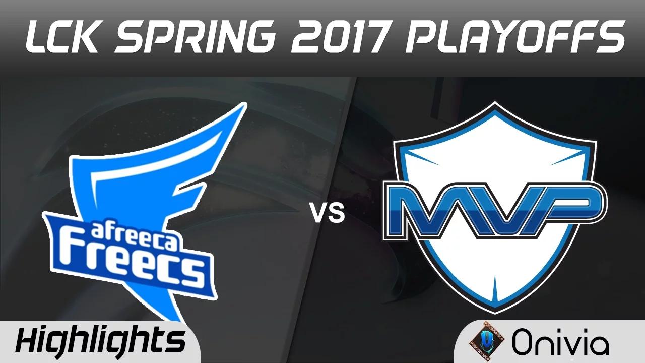 AFS vs MVP Highlights Game 1 LCK Spring 2017 Gauntlet Afreeca Freecs vs MVP thumbnail