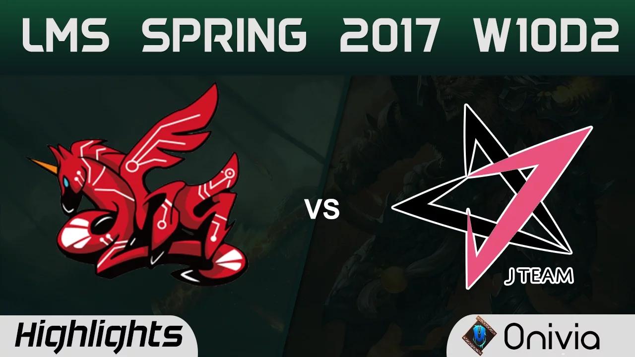 AHQ vs JT Highlights Game 2 LMS 精華 春季職業聯賽 2017 W10D2 AHQ Esports vs J Team thumbnail