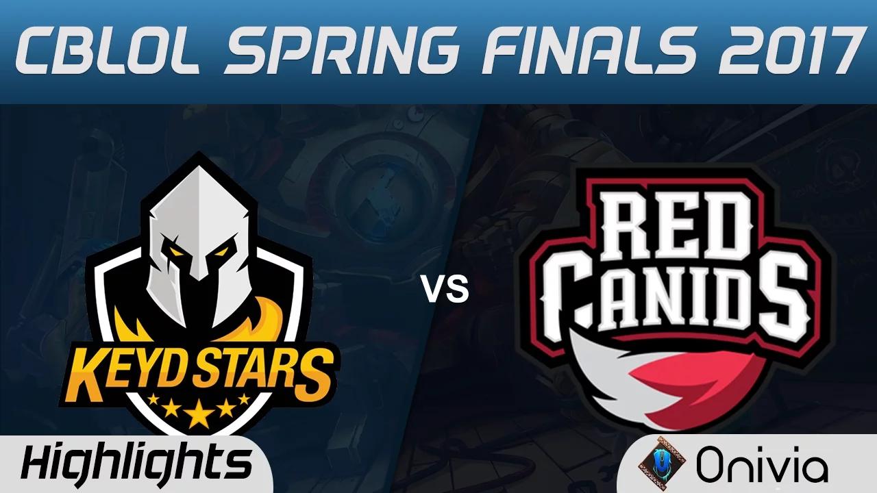 KEYD vs RED Highlights Game 2 CBLOL SPRING FINALS 2017 Keyd Stars vs Red Candis thumbnail