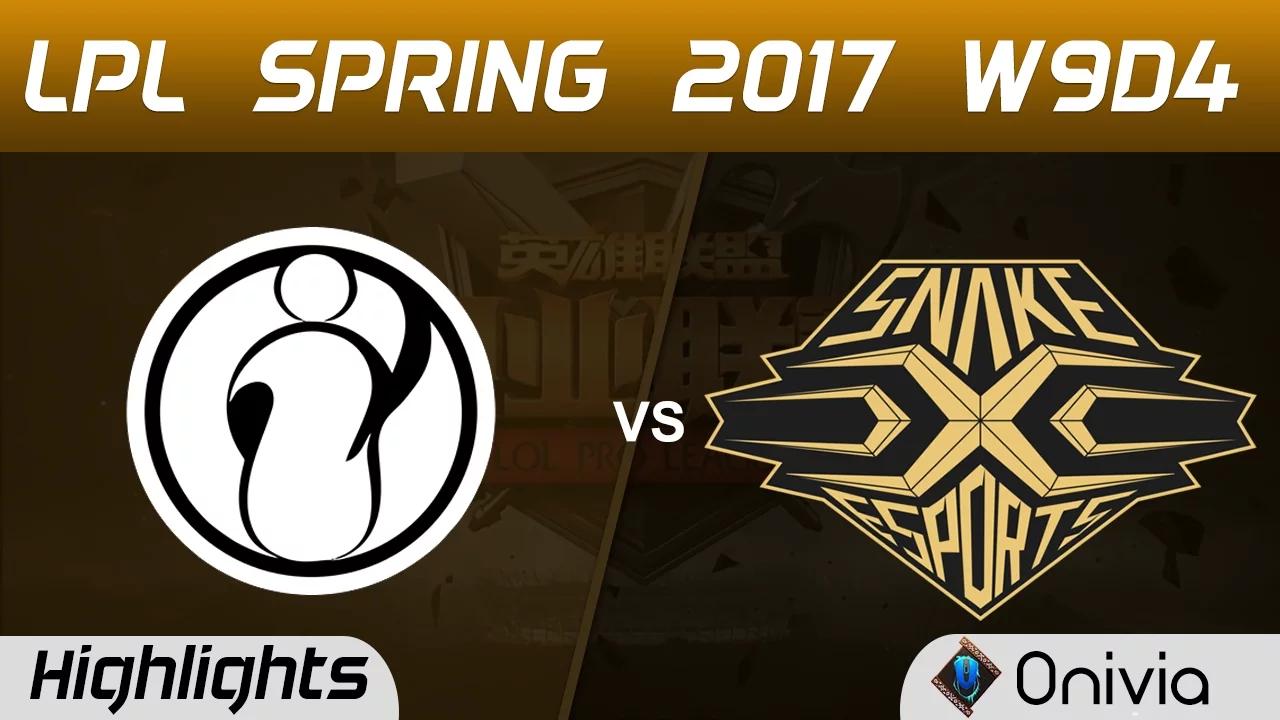 IG vs SS Highlights Game 1 LPL Spring 2017 W9D4 Invictus Gaming vs Snake thumbnail