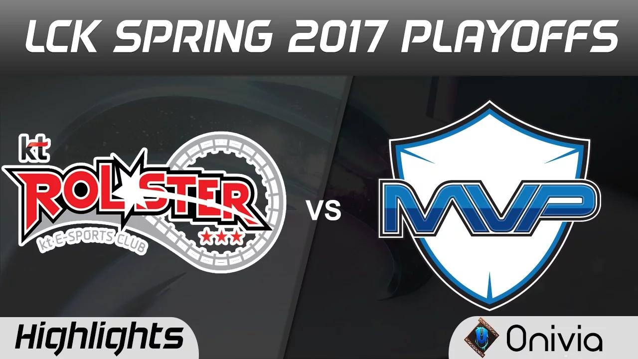 KT vs MVP Highlights Game 3 LCK Spring Playoffs 2017 KT Rolster vs MVP thumbnail