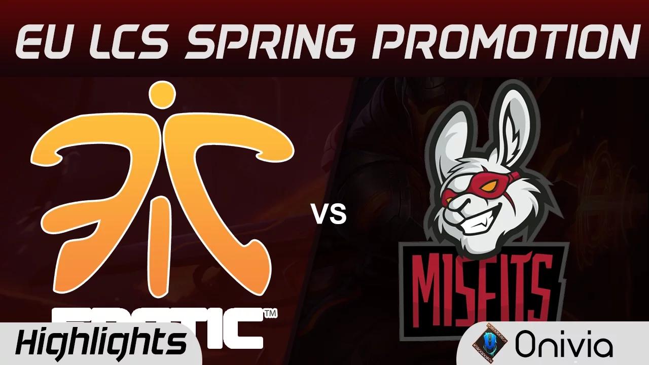 FNA vs MFA Highlights Game 1 LCS Summer Promotion 2017 Fnatic Academy vs Misfits Academy thumbnail