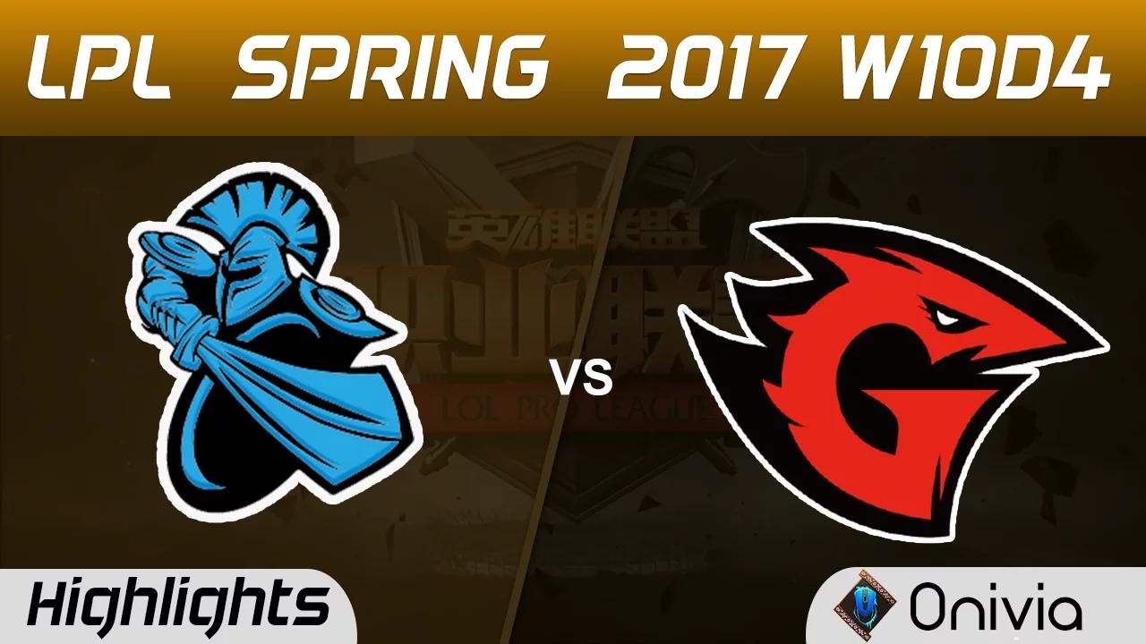 NB vs GT Highlights Game 1 LPL Spring 2017 W10D1 NewBee vs Game Talents thumbnail