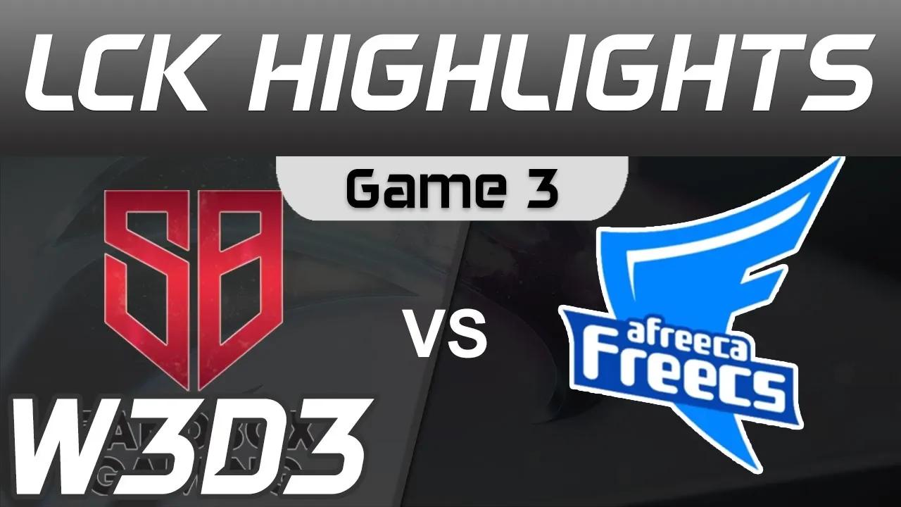 SB vs AF Highlights Game 3 LCK Spring 2020 W3D3 SANDBOX Gaming vs Afreeca Freecs LCK Highlights 2020 thumbnail