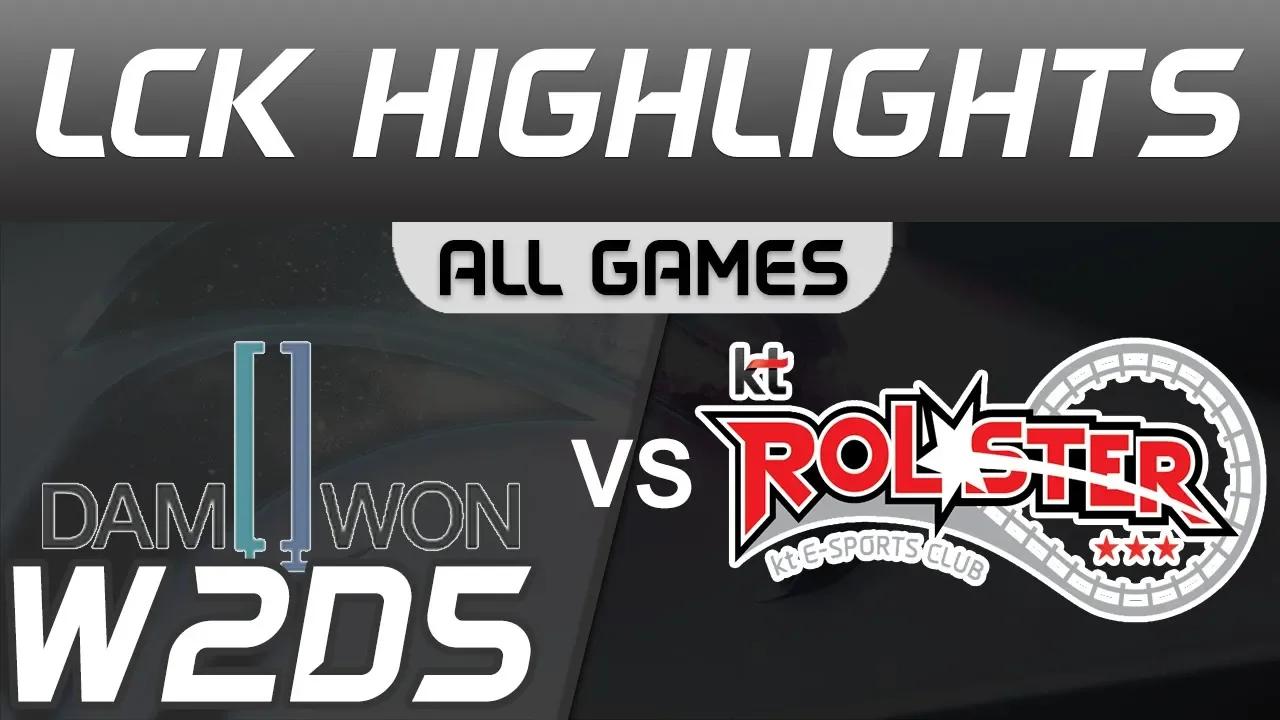 DWG vs KT ALL GAMES Highlights LCK Spring 2020 DAMWON Gaming vs KT Rolster LCK Highlights 2020 by On thumbnail