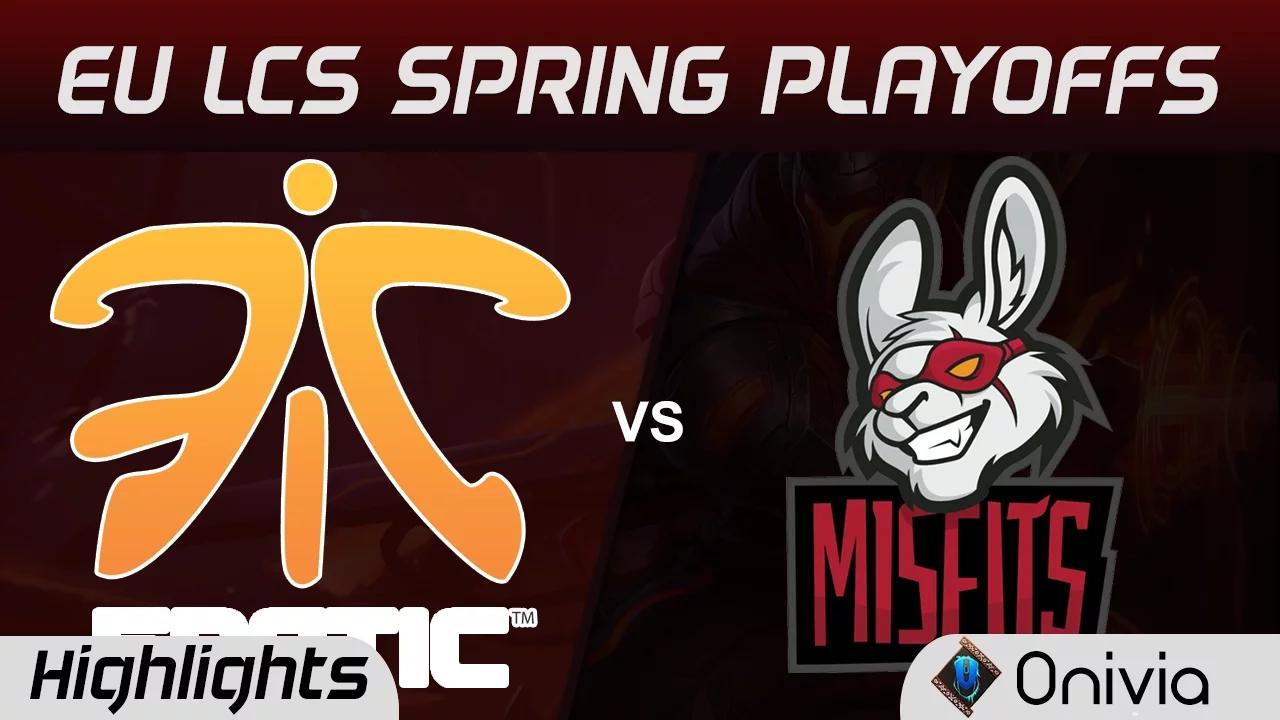 FNC vs MSF Highlights Game 1 LCS Spring Playoffs 2017 Fnatic vs Misfits thumbnail