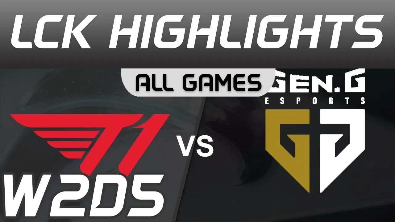 T1 vs GEN ALL GAMES Highlights LCK Spring 2020 T1 vs GEN LCK Highlights 2020 by Onivia thumbnail