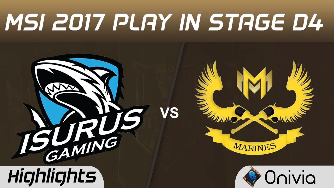 ISG vs GAM Highlights MSI 2017 Play In Stage D4 Isurus Gaming vs Gigabyte Marines by Onivia thumbnail