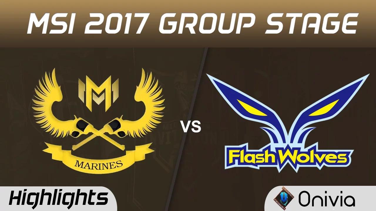 GAM vs FW Highlights MSI 2017 Group Stage Gigabyte Marines vs Flash Wolves by Onivia thumbnail