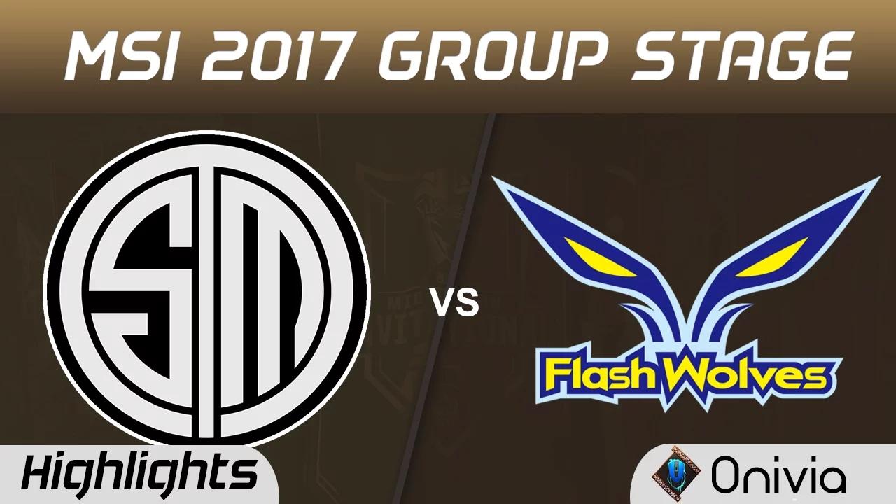 TSM vs FW Highlights MSI 2017 Group Team Solo Mid vs Flash Wolves by Onivia thumbnail