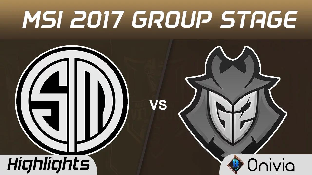 TSM vs G2 Highlights MSI 2017 Group Team Solo Mid vs G2 Esports by Onivia thumbnail