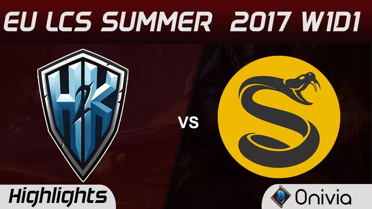 H2K vs SPY Highlights Game 1 EU LCS SUMMER 2017 H2K Gaming vs Splyce by Onivia thumbnail