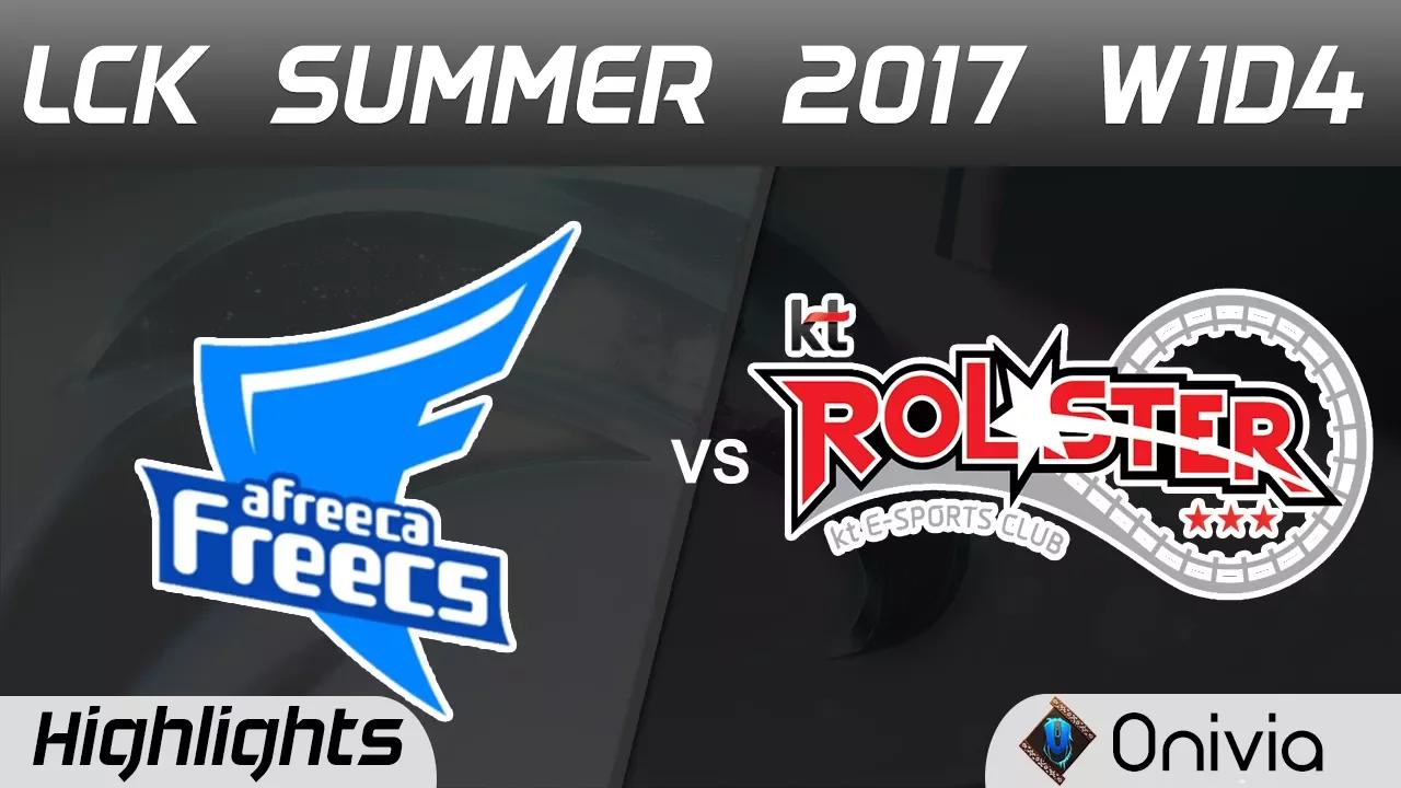 AFS vs KT Highlights Game 1 LCK SUMMER 2017 Afreeca Freecs vs KT Rolster By Onivia thumbnail