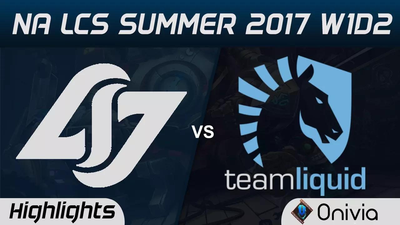 CLG vs TL Highlights Game 1 NA LCS Summer 2017 Counter Logic Gaming vs Team Liquid by Onivia thumbnail