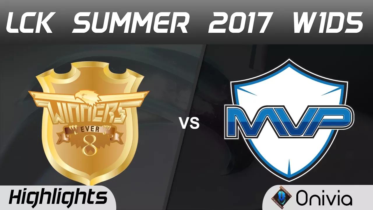 E8W vs MVP Highlights Game 2 LCK SUMMER 2017 Ever8 Winners vs MVP By Onivia thumbnail