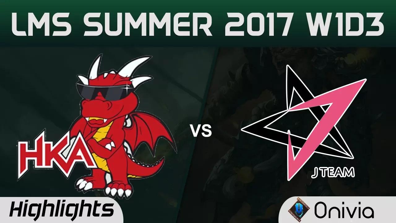 HKA vs JT Highlights Game 2 LMS 精華 春季職業聯賽 2017 SUMMER Hong Kong Attitide vs J Team by Onivia thumbnail