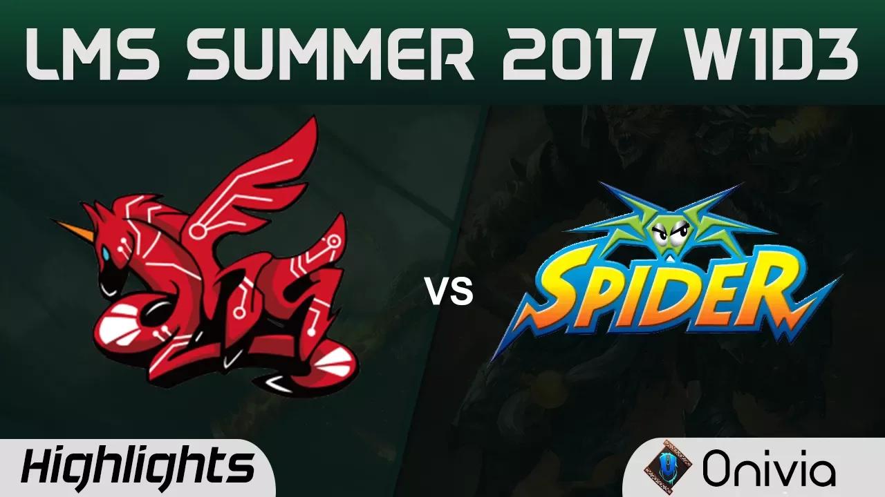 AHQ vs WS Highlights Game 1 LMS 精華 春季職業聯賽 2017 SUMMER AHQ Esports vs Wayi Spyder by Onivia thumbnail