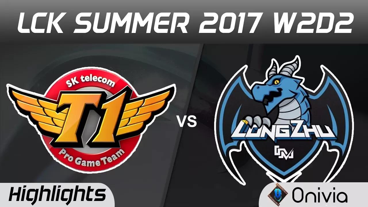 SKT vs LZ Highlights Game 1 LCK SUMMER 2017 SK Telecom vs Longzhu By Onivia thumbnail