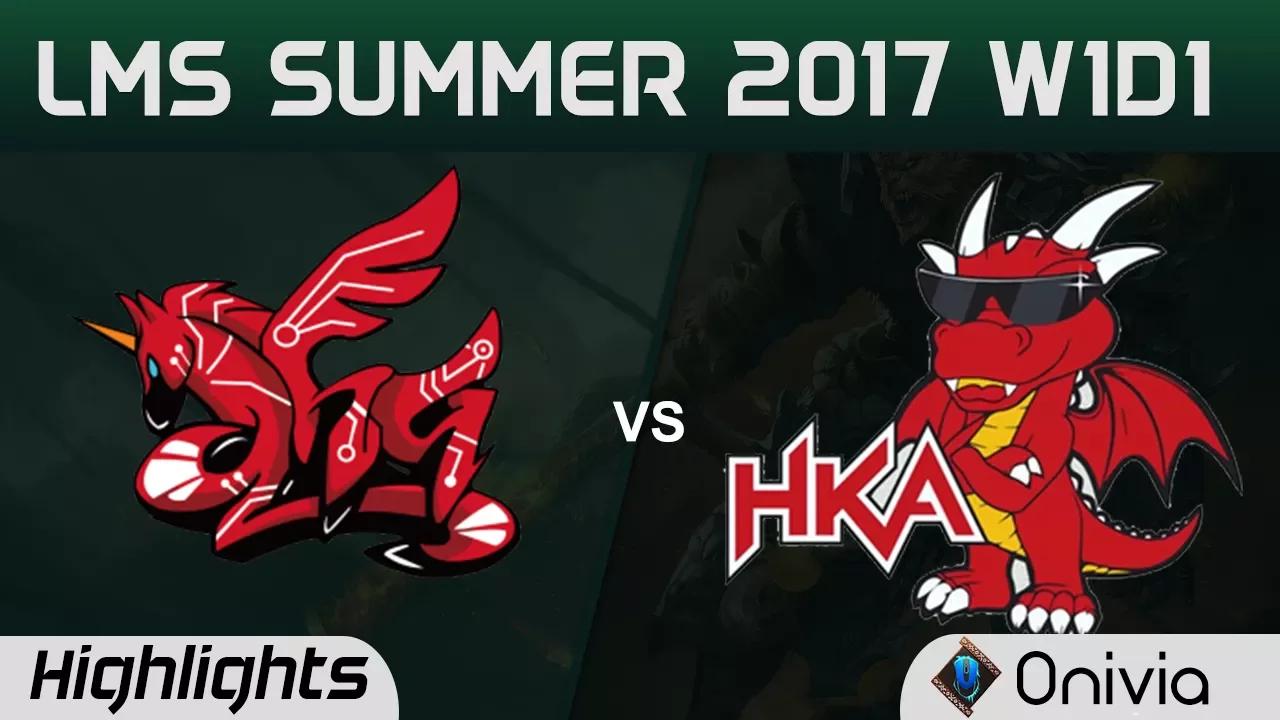 AHQ vs HKA Highlights Game 2 LMS 精華 春季職業聯賽 2017 SUMMER AHQ Esports vs Hong Kong Attitude by Onivia thumbnail