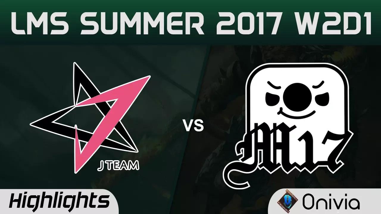 JT vs M17 Highlights Game 1 LMS 精華 春季職業聯賽 2017 SUMMER J Team vs Machi Esports by Onivia thumbnail