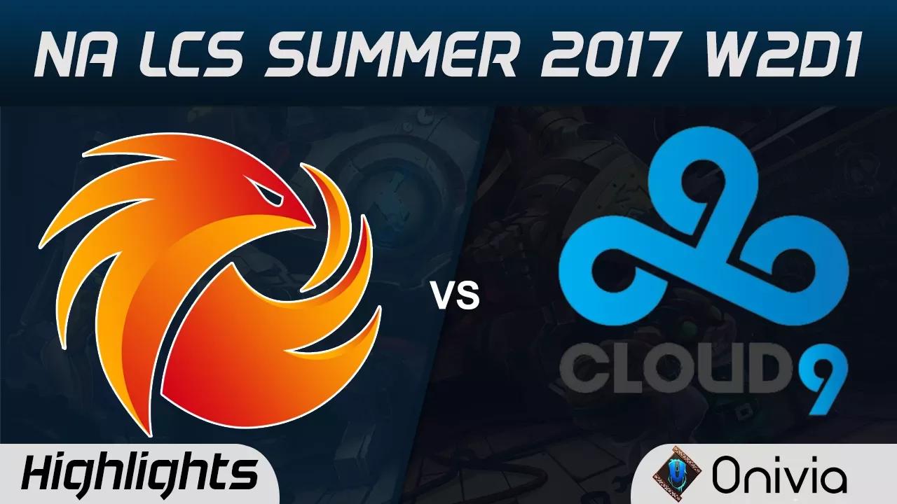 P1 vs C9 Highlights Game 2 NA LCS Summer 2017 Phoenix1 vs Cloud9 by Onivia thumbnail