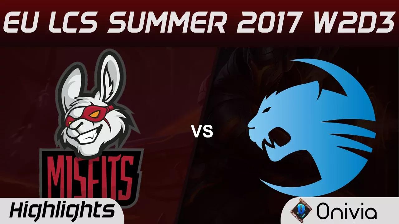 MSF vs ROC Highlights Game 2 EU LCS SUMMER 2017 Misfits vs Roccat by Onivia thumbnail