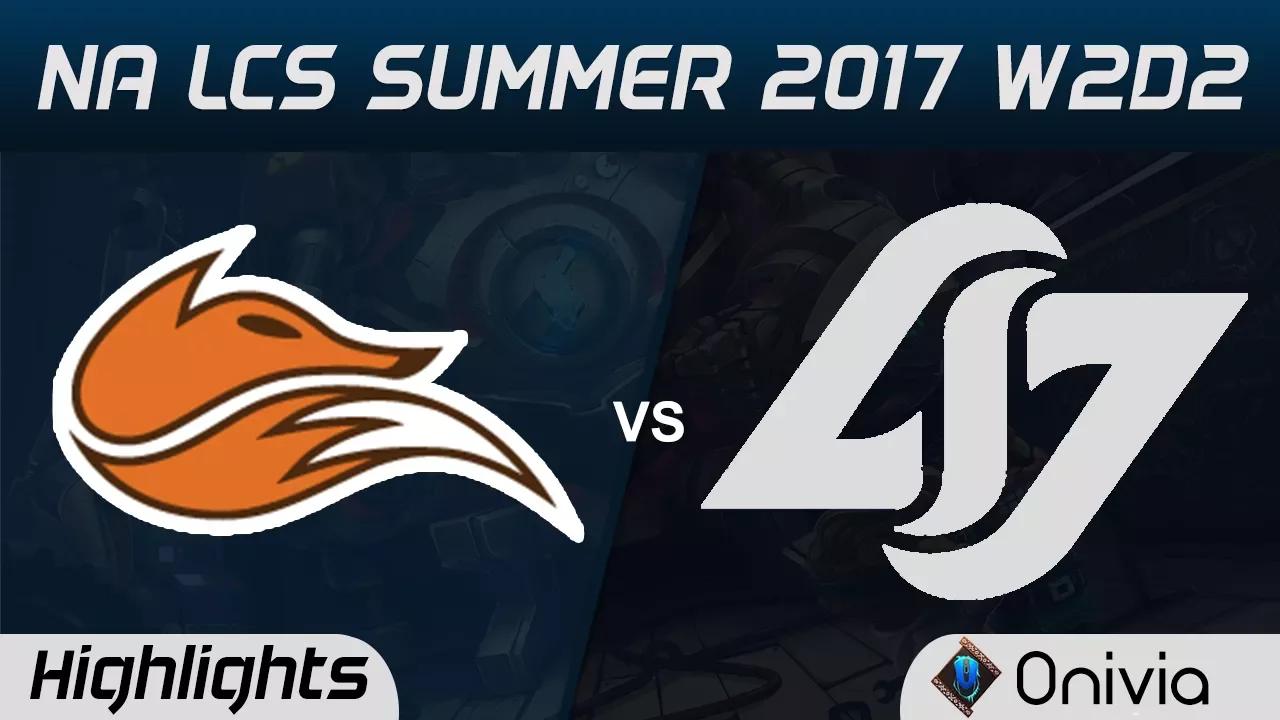 FOX vs CLG Highlights Game 2 NA LCS Summer 2017 Echo Fox vs Counter Logic Gaming by Onivia thumbnail