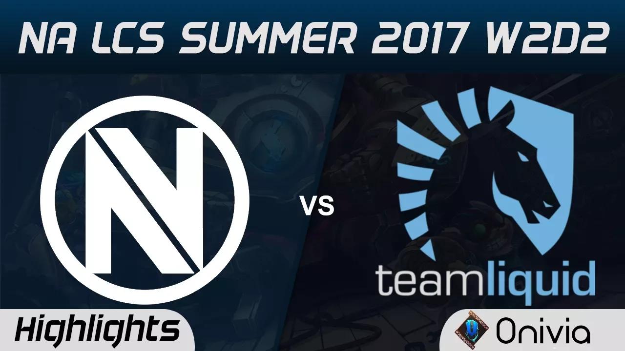 NV vs TL Highlights Game 1 NA LCS Summer 2017 EnvyUs vs Team Liquid by Onivia thumbnail