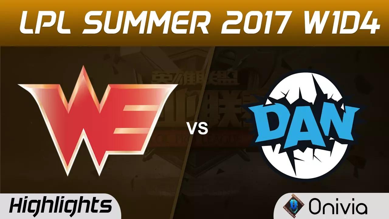 WE vs DAN Highlights Game 2 LPL SUMMER 2017 Team WE vs DAN Gaming by Onivia thumbnail